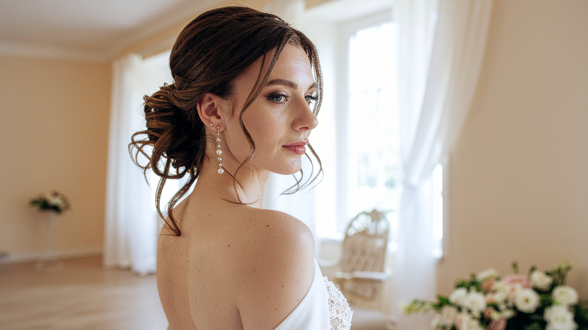 Hochzeitsfrisuren Inspiration Brautstyling Salon Palmira Graz