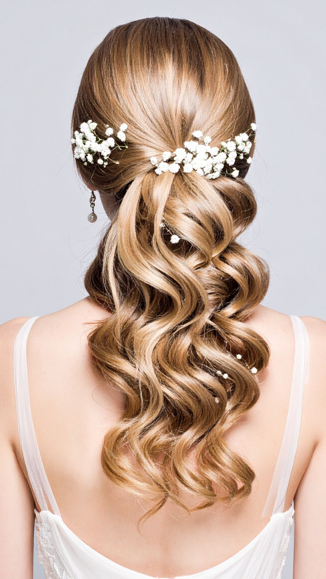 Boho Flechtfrisur Braut natürlich romantisch Salon Palmira Graz