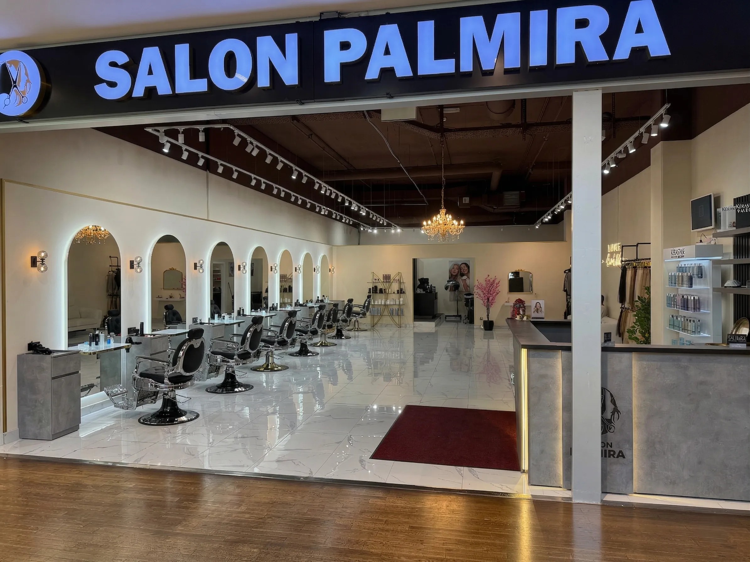 Salon Palmira Innenansicht — Friseur Shopping Nord Graz
