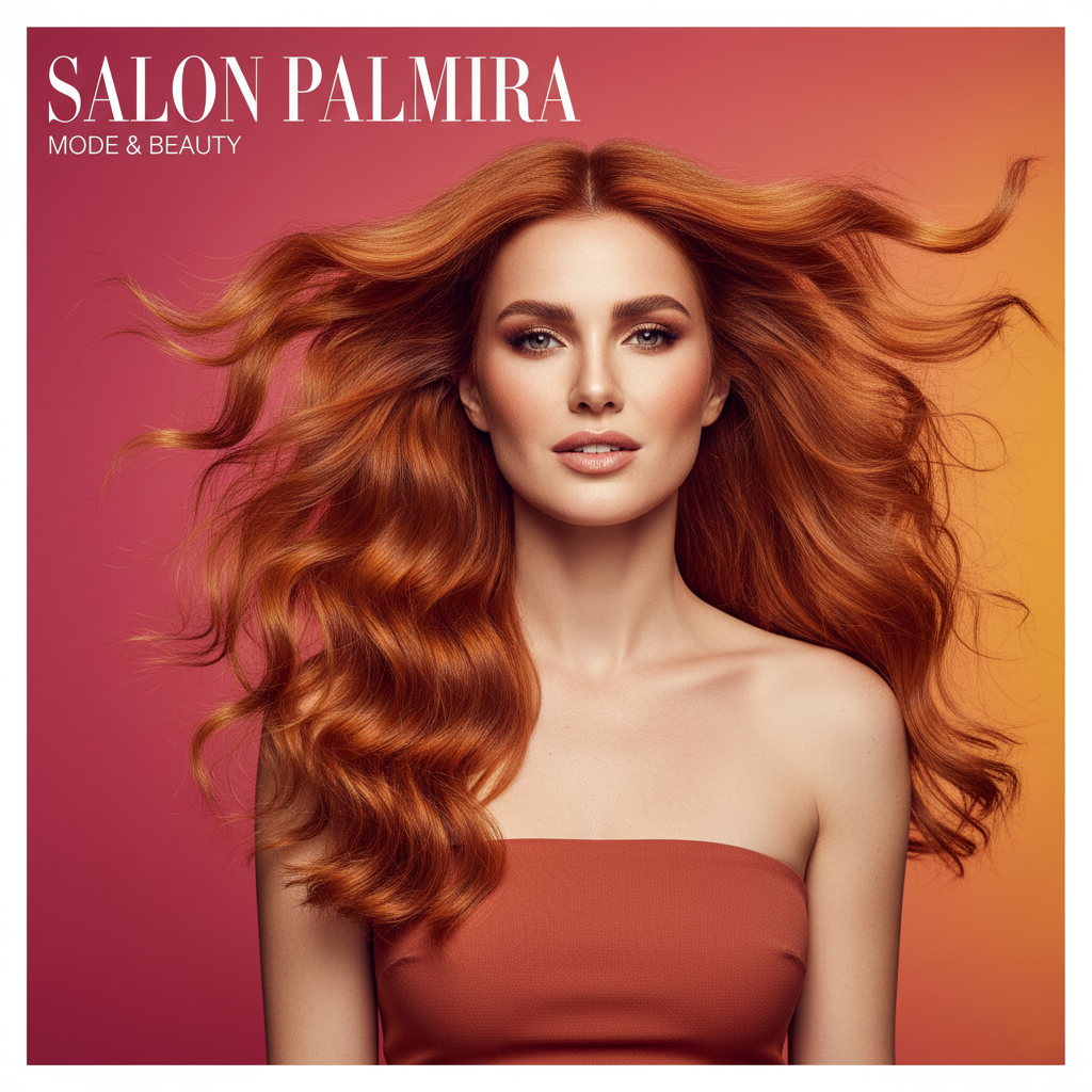 Luxus Friseur in Graz Lookbook Cover Salon Palmira Balayage und Extensions Beispiele