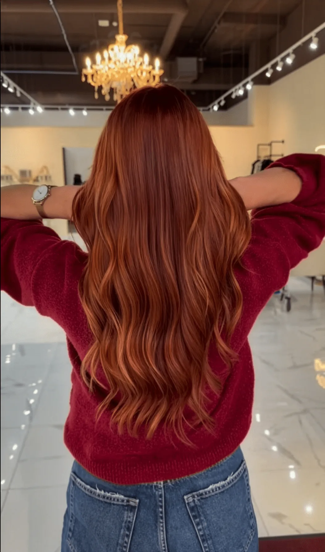 Copper Balayage Graz Salon Palmira