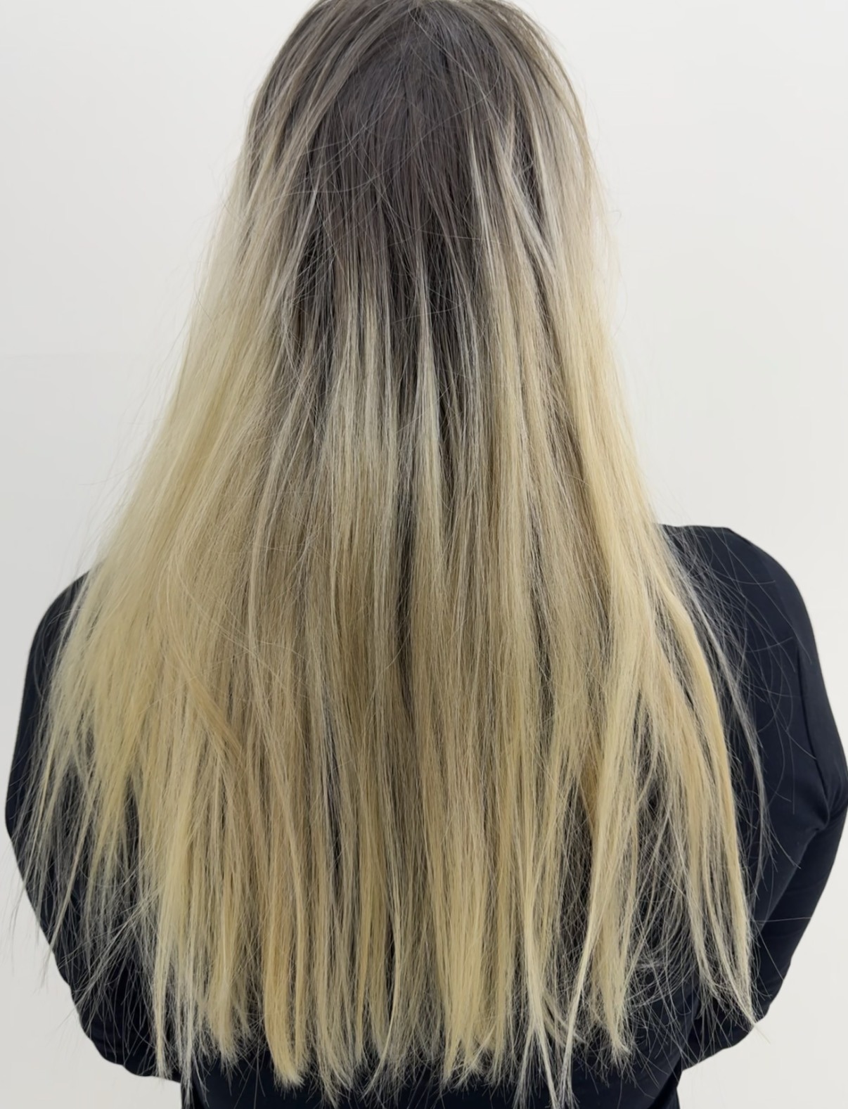 Blondierung Ansatz Graz Vorher