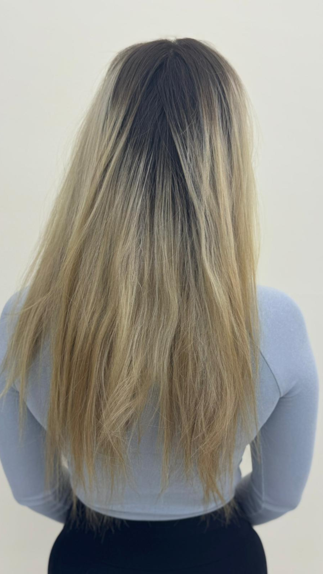 Balayage Silberblond Vorher Salon Palmira Graz